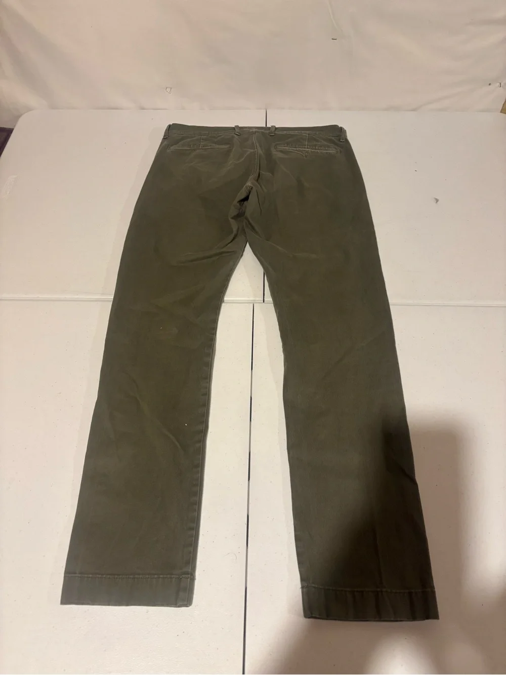 J Crew 484 Slim Men’s Size 31x32 Olive Green Chino Casual Pants